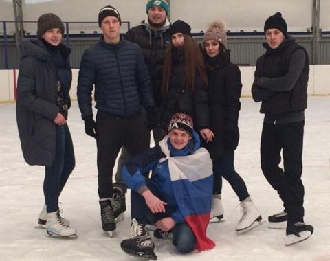 Юные спортсмены филиала стали призерами студенческой эстафеты на коньках