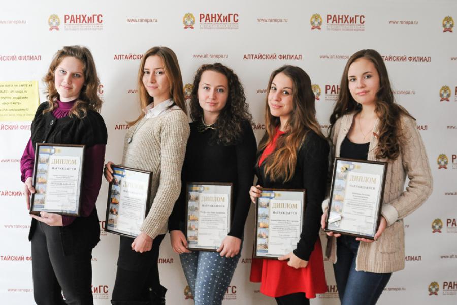 Студенты Академии стали победителями конференции «Молодежь – Барнаулу»