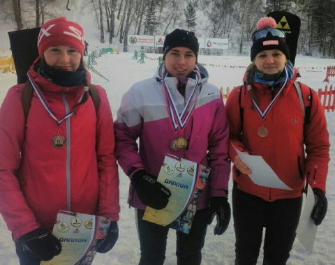 Первокурсница Академии стала победительницей Чемпионата и Первенства края по биатлону!