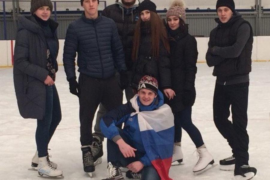 Юные спортсмены филиала стали призерами студенческой эстафеты на коньках