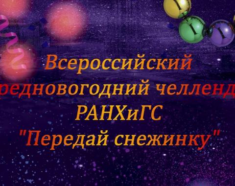 «Передай снежинку!»:  предновогодний челлендж Академии подхватили Тверь и Новгород