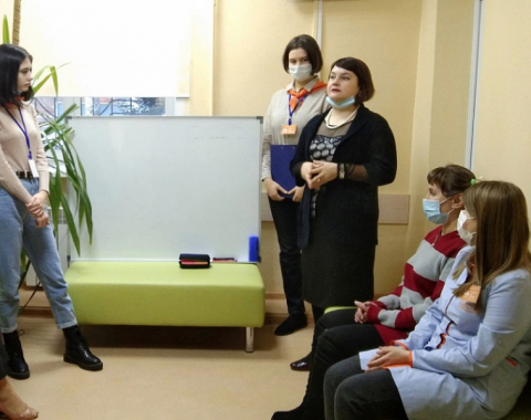 Сотрудники Краевого центра медицинской профилактики и студенты Академии провели тренинг для специалистов алтайского здравоохранения