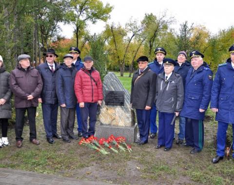 Преподаватель Академии побывал на открытии Мемориального камня в память о работниках прокуратуры, участвовавших в войне