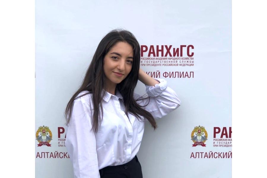 В десятке лучших: студентка Академии приняла участие в Российской национальной премии