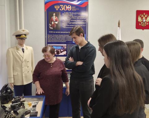 Первокурсники Алтайского филиала РАНХиГС посетили музей прокуратуры Алтайского края