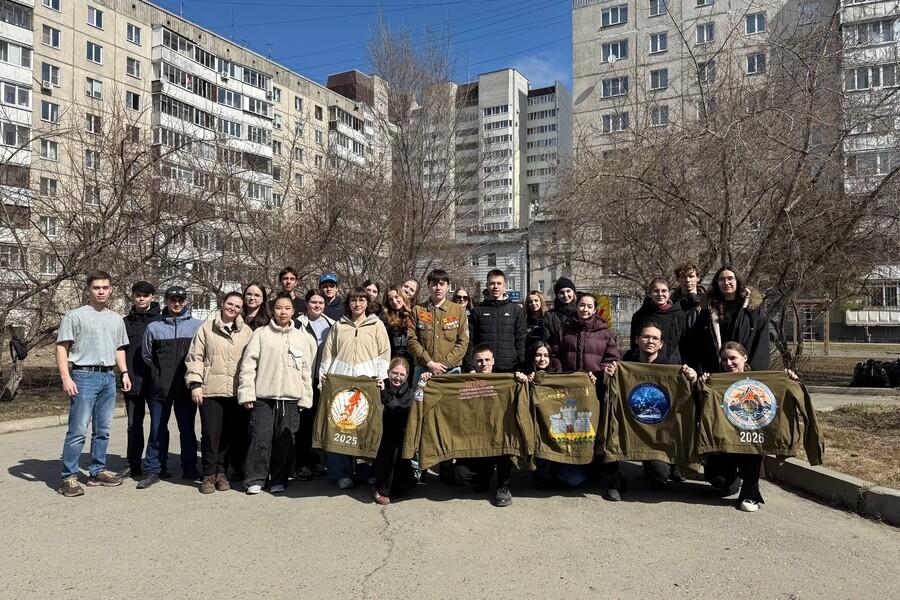 Отряды Академии приняли участие в месячнике чистоты